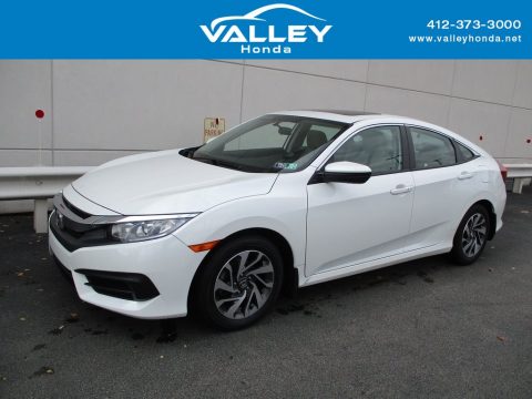 White Orchid Pearl Honda Civic EX Sedan.  Click to enlarge.