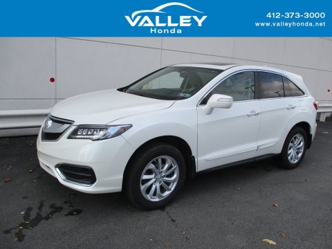 White Diamond Pearl Acura RDX Technology AWD.  Click to enlarge.