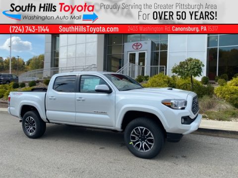 Wind Chill Pearl Toyota Tacoma TRD Sport Double Cab 4x4.  Click to enlarge.