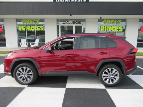 Ruby Flare Pearl Toyota RAV4 XLE.  Click to enlarge.