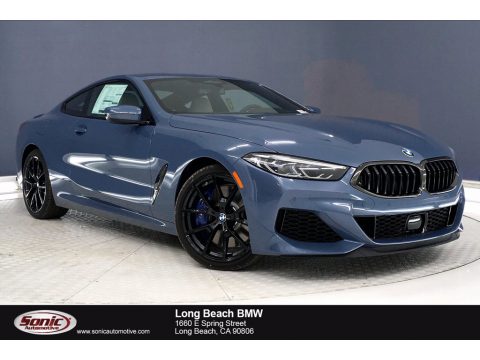 Barcelona Blue Metallic BMW 8 Series M850i xDrive Coupe.  Click to enlarge.
