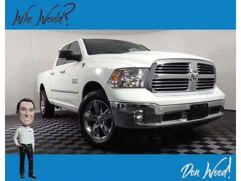 Bright White Ram 1500 Big Horn Quad Cab 4x4.  Click to enlarge.