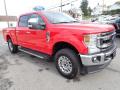Front 3/4 View of 2020 Ford F250 Super Duty XLT Crew Cab 4x4 #7