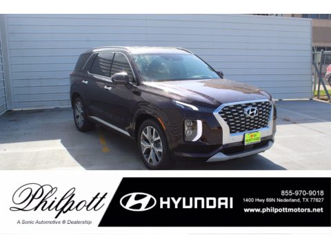 Sierra Burgundy Hyundai Palisade Limited.  Click to enlarge.