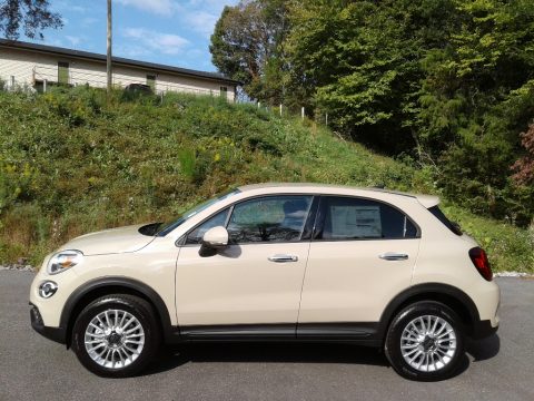 Beige Cappuccino Fiat 500X Pop AWD.  Click to enlarge.