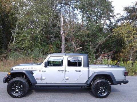 Billet Silver Metallic Jeep Gladiator Mojave 4x4.  Click to enlarge.