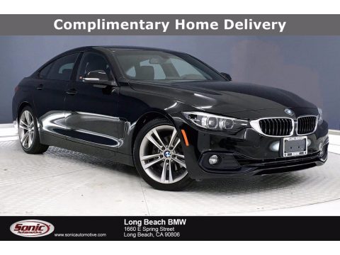Jet Black BMW 4 Series 430i Gran Coupe.  Click to enlarge.