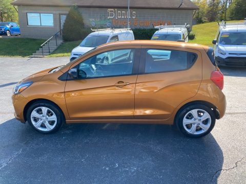 Orange Burst Metallic Chevrolet Spark LS.  Click to enlarge.