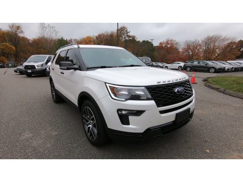 Oxford White Ford Explorer Sport 4WD.  Click to enlarge.