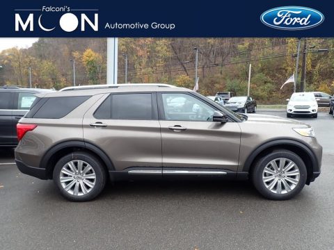 Stone Gray Metallic Ford Explorer Limited 4WD.  Click to enlarge.