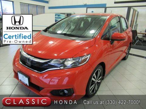 Orange Fury Honda Fit EX-L.  Click to enlarge.
