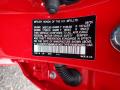 Honda Color Code R513 Rallye Red #12