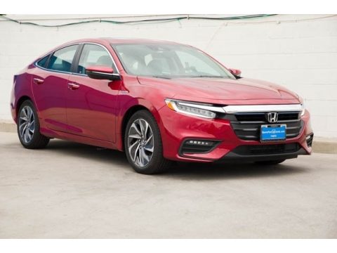 Radiant Red Metallic Honda Insight Touring.  Click to enlarge.