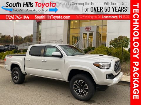 Wind Chill Pearl Toyota Tacoma TRD Sport Double Cab 4x4.  Click to enlarge.
