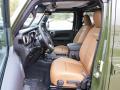  2021 Jeep Wrangler Unlimited Dark Saddle/Black Interior #11