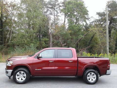 Delmonico Red Pearl Ram 1500 Laramie Crew Cab 4x4.  Click to enlarge.