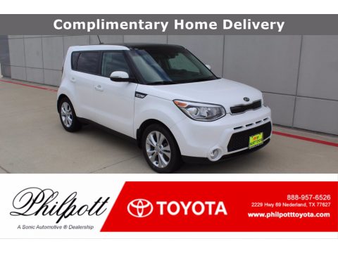 Clear White Kia Soul !.  Click to enlarge.