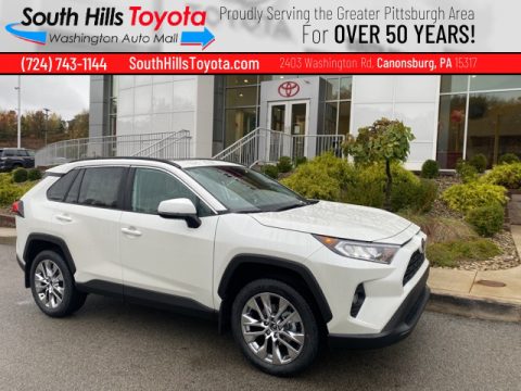 Super White Toyota RAV4 XLE Premium AWD.  Click to enlarge.