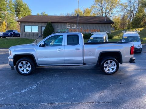 Quicksilver Metallic GMC Sierra 1500 SLE Double Cab 4WD.  Click to enlarge.