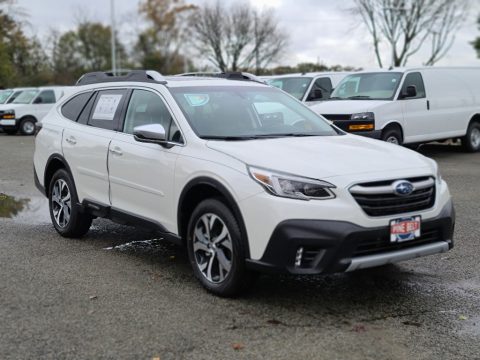 Crystal White Pearl Subaru Outback Touring XT.  Click to enlarge.