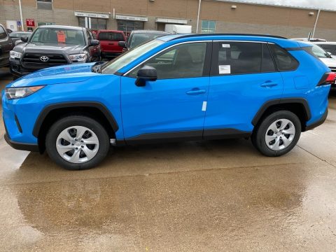 Blue Flame Toyota RAV4 LE.  Click to enlarge.