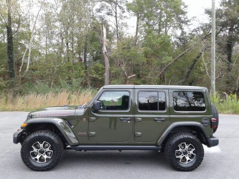 Sarge Green Jeep Wrangler Unlimited Rubicon 4x4.  Click to enlarge.