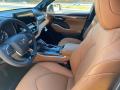 Front Seat of 2021 Toyota Highlander Platinum AWD #4