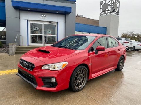 Pure Red Subaru WRX .  Click to enlarge.