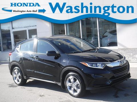 Crystal Black Pearl Honda HR-V LX AWD.  Click to enlarge.