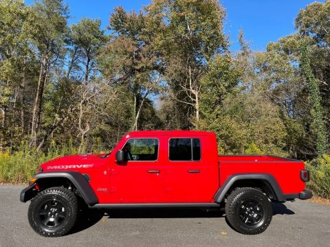 Firecracker Red Jeep Gladiator Mojave 4x4.  Click to enlarge.
