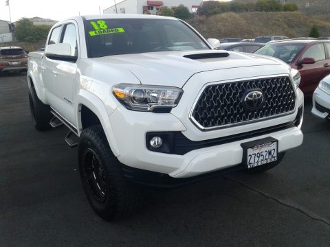 Super White Toyota Tacoma TRD Sport Double Cab.  Click to enlarge.