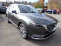 Front 3/4 View of 2021 Mazda CX-9 Grand Touring AWD #3