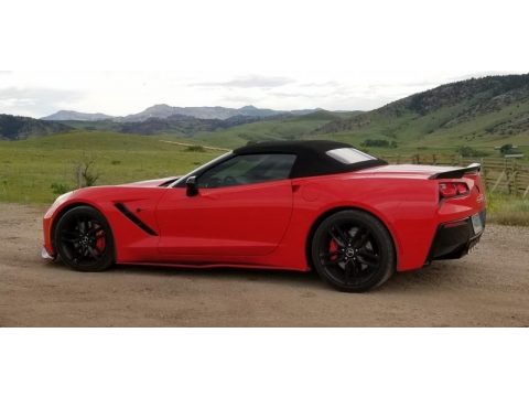 Torch Red Chevrolet Corvette Stingray Convertible Z51.  Click to enlarge.