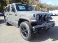 Front 3/4 View of 2021 Jeep Wrangler Unlimited Sahara 4x4 #3
