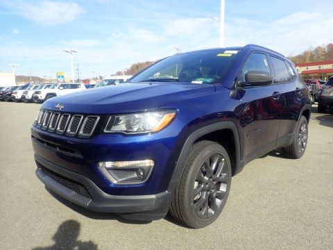 Jazz Blue Pearl Jeep Compass 80th Special Edition 4x4.  Click to enlarge.