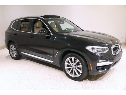 Black Sapphire Metallic BMW X3 xDrive30i.  Click to enlarge.