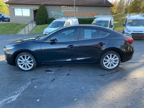 Jet Black Mica Mazda MAZDA3 Touring 4 Door.  Click to enlarge.