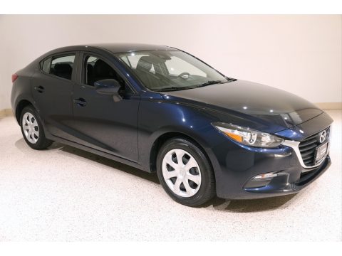 Deep Crystal Blue Mica Mazda MAZDA3 Sport 4 Door.  Click to enlarge.
