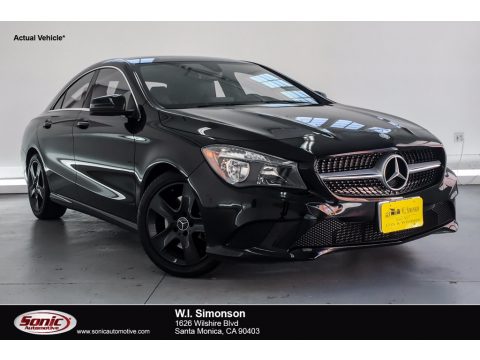 Night Black Mercedes-Benz CLA 250.  Click to enlarge.