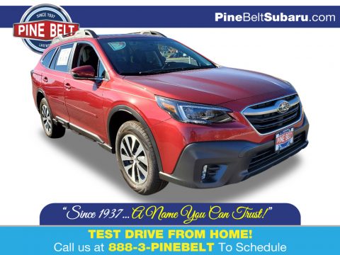 Crimson Red Pearl Subaru Outback 2.5i Premium.  Click to enlarge.
