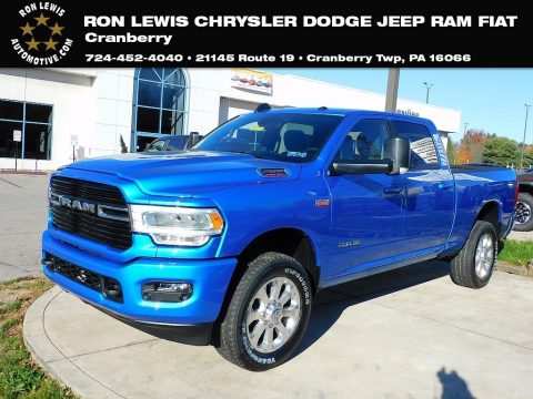 Hydro Blue Pearl Ram 2500 Big Horn Crew Cab 4x4.  Click to enlarge.