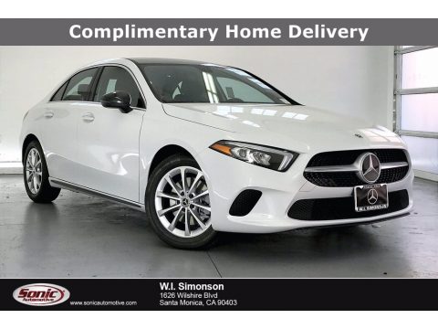 Digital White Metallic Mercedes-Benz A 220 Sedan.  Click to enlarge.