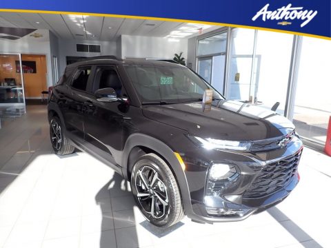 Mosaic Black Metallic Chevrolet TrailBlazer RS AWD.  Click to enlarge.