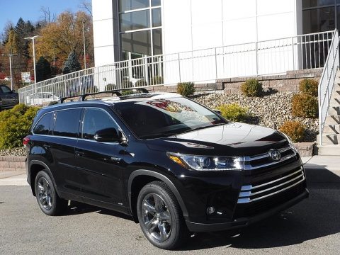 Midnight Black Metallic Toyota Highlander Hybrid Limited AWD. Click to enlarge. Midnight Black Metallic Toyota Highlander Hybrid Limited AWD. Click to enlarge.