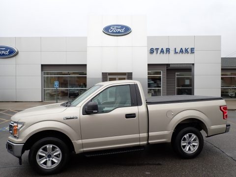 White Gold Ford F150 XLT Regular Cab.  Click to enlarge.