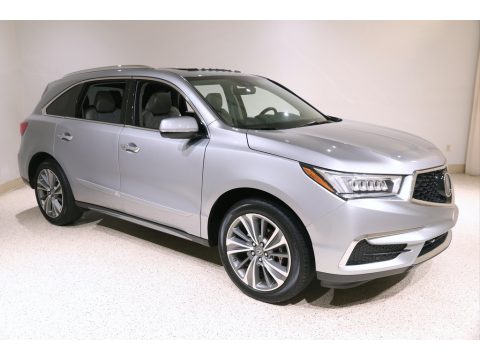 Lunar Silver Metallic Acura MDX Technology SH-AWD.  Click to enlarge.