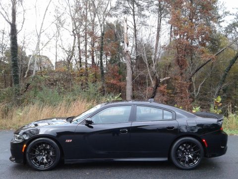 Pitch-Black Dodge Charger R/T Scat Pack.  Click to enlarge.