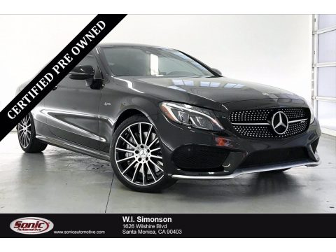 Black Mercedes-Benz C 43 AMG 4Matic Coupe.  Click to enlarge.