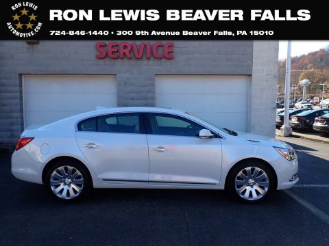 White Frost Tricoat Buick LaCrosse Leather Group AWD.  Click to enlarge.