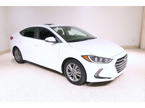 Quartz White Pearl Hyundai Elantra Value Edition.  Click to enlarge.